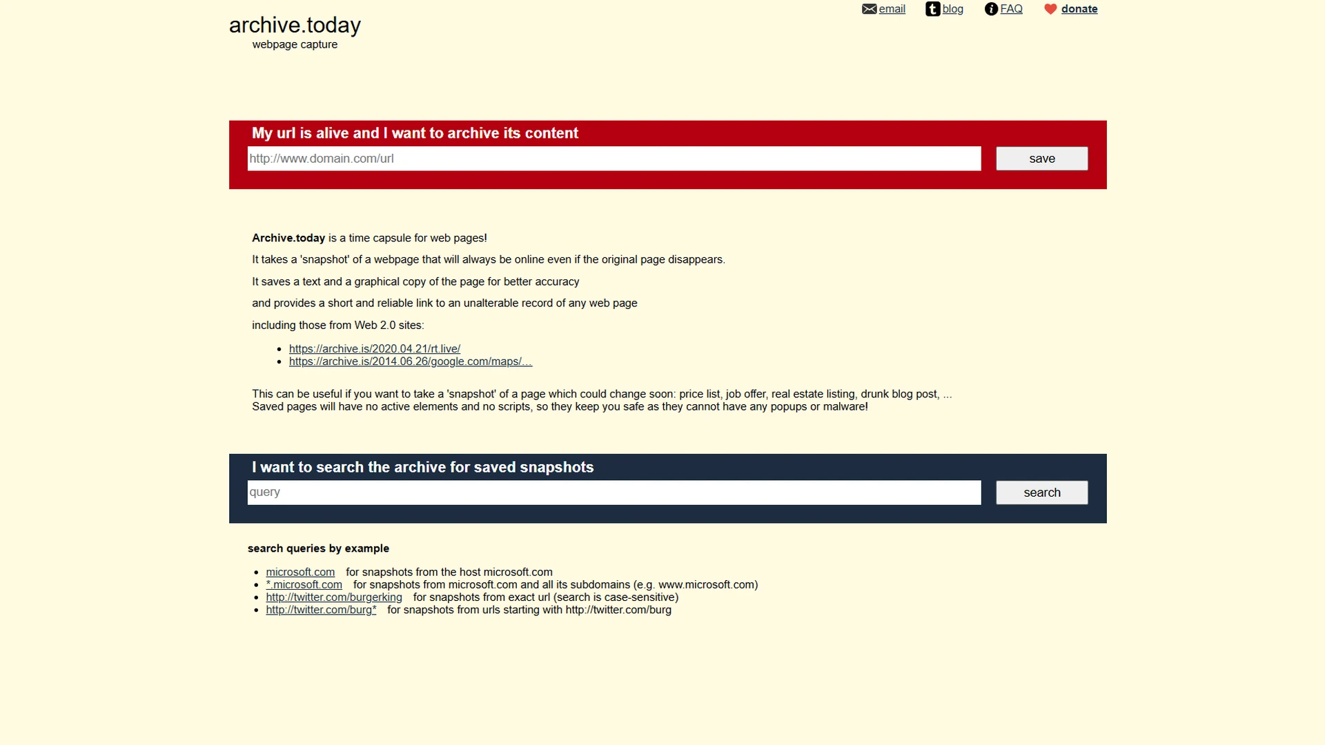 Archive.is is the web’s emergency freeze button