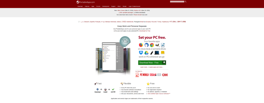 Inside an open-source portable app platform from A to Z