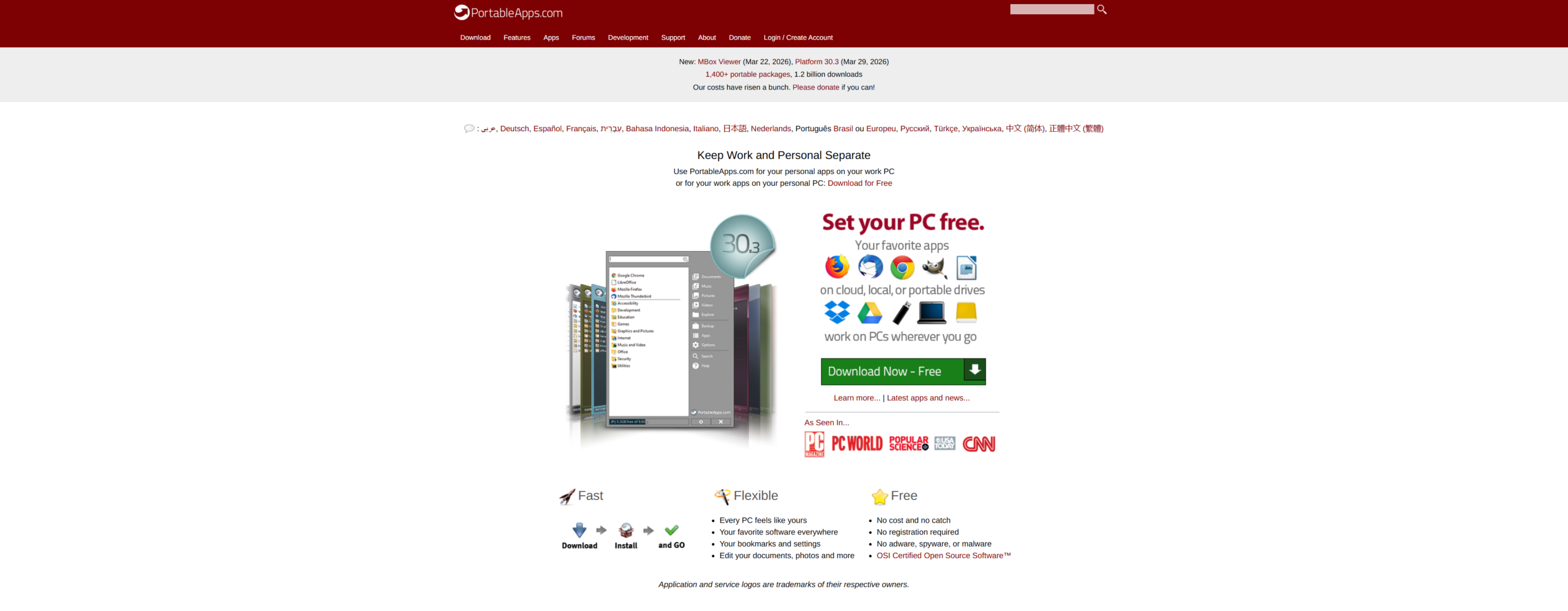 Inside an open-source portable app platform from A to Z