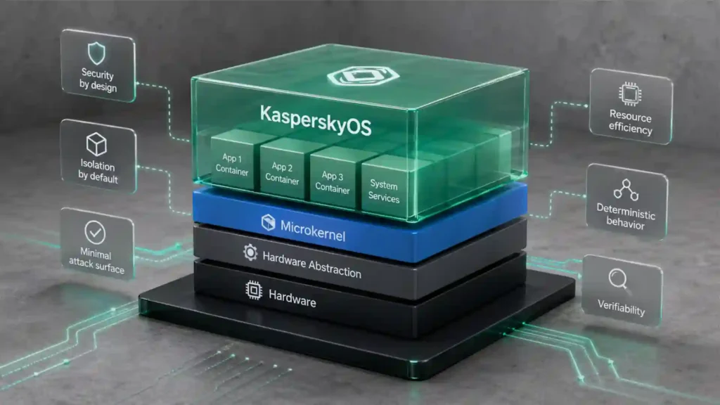 KasperskyOS is not Linux and that is the whole point