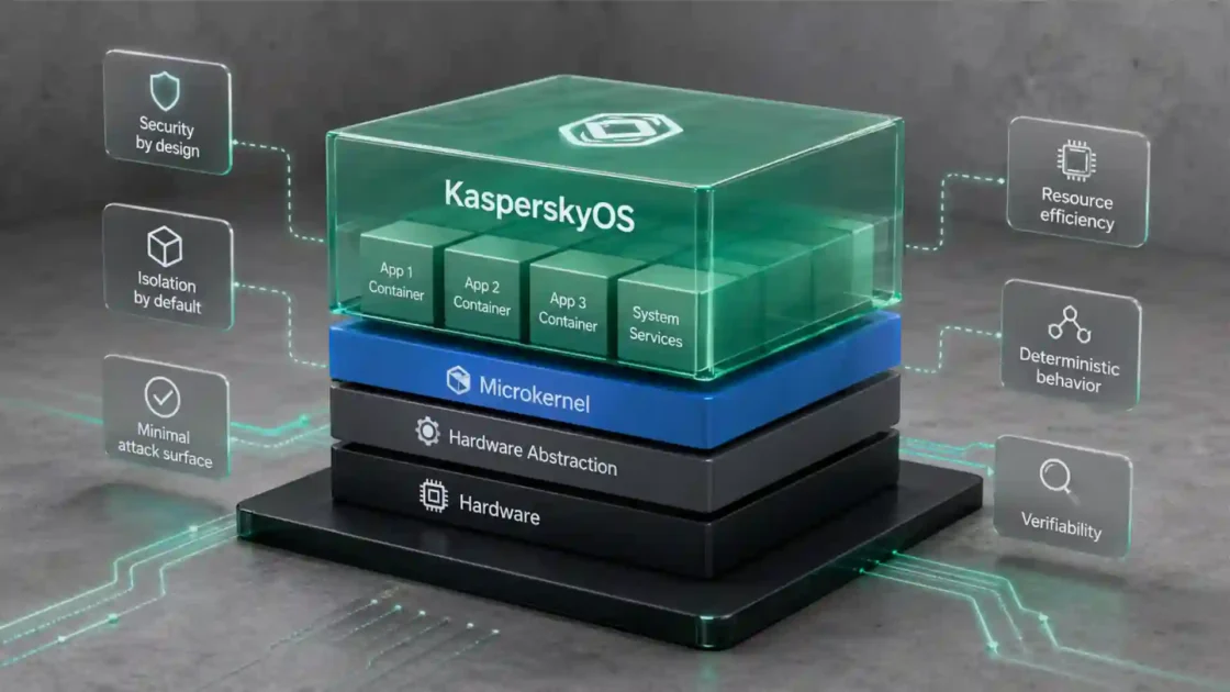 KasperskyOS is not Linux and that is the whole point