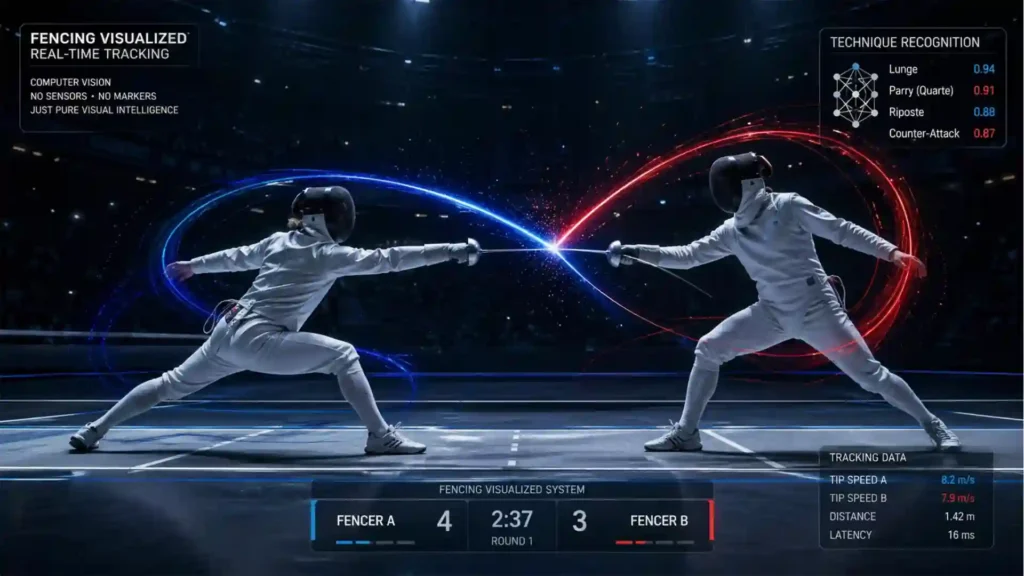 The Japanese system making fencing readable in real time