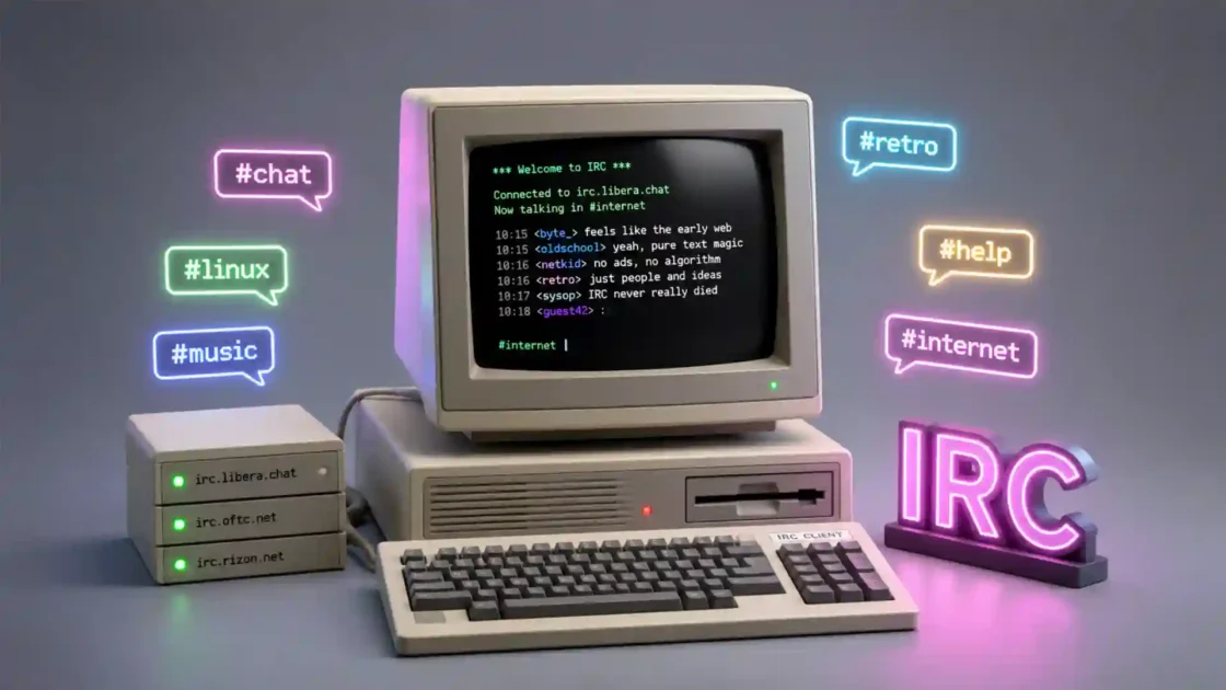 Before video calls, IRC taught the internet how to talk