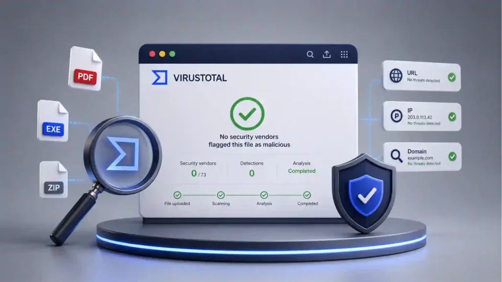 Before you open the file, ask VirusTotal