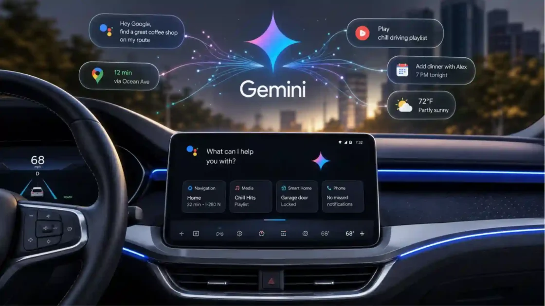 Gemini in Google built-in cars makes the dashboard smarter and more complicated