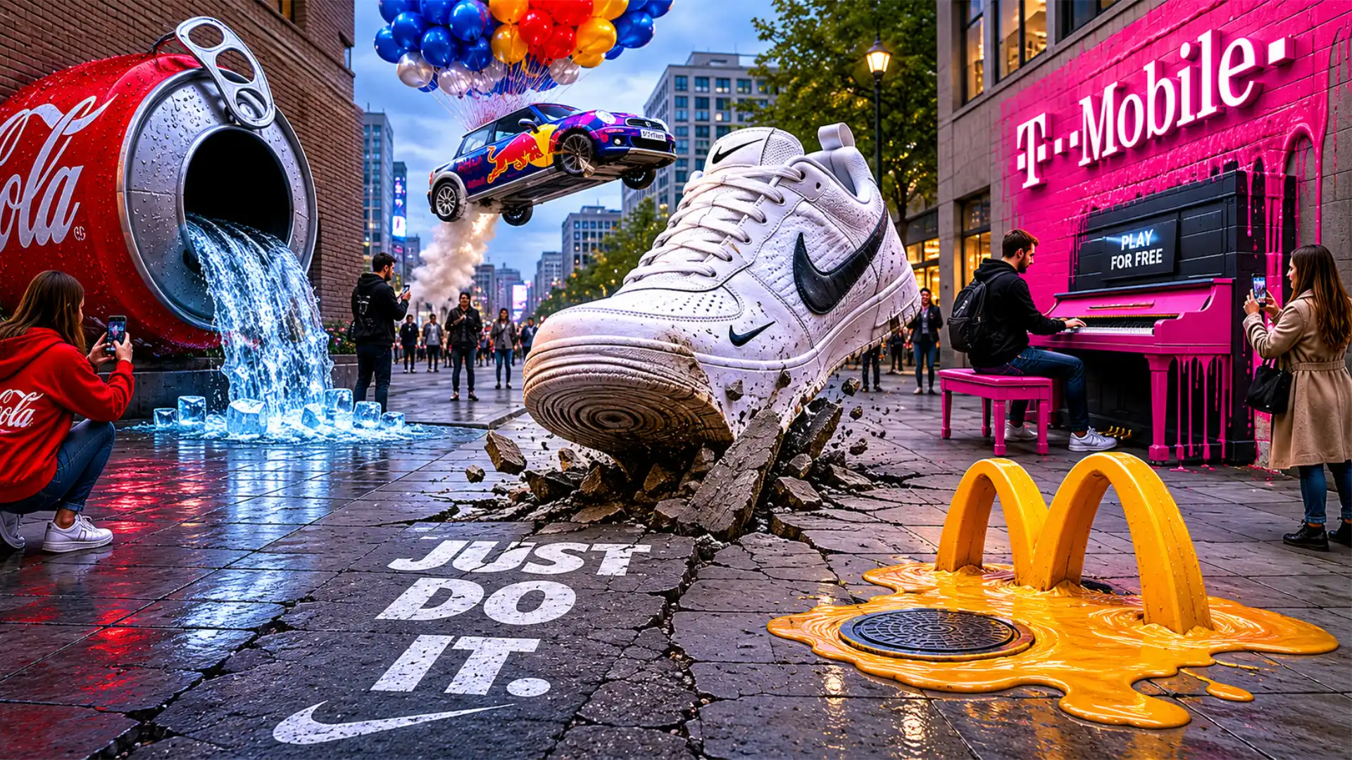The brands that use guerrilla marketing best