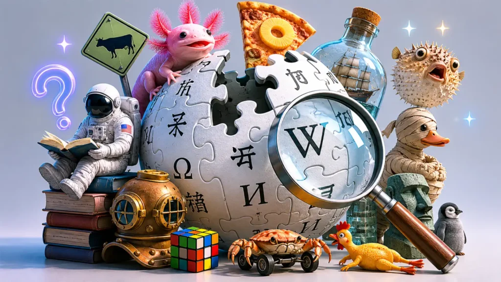Wikipedia’s curated cabinet of oddities