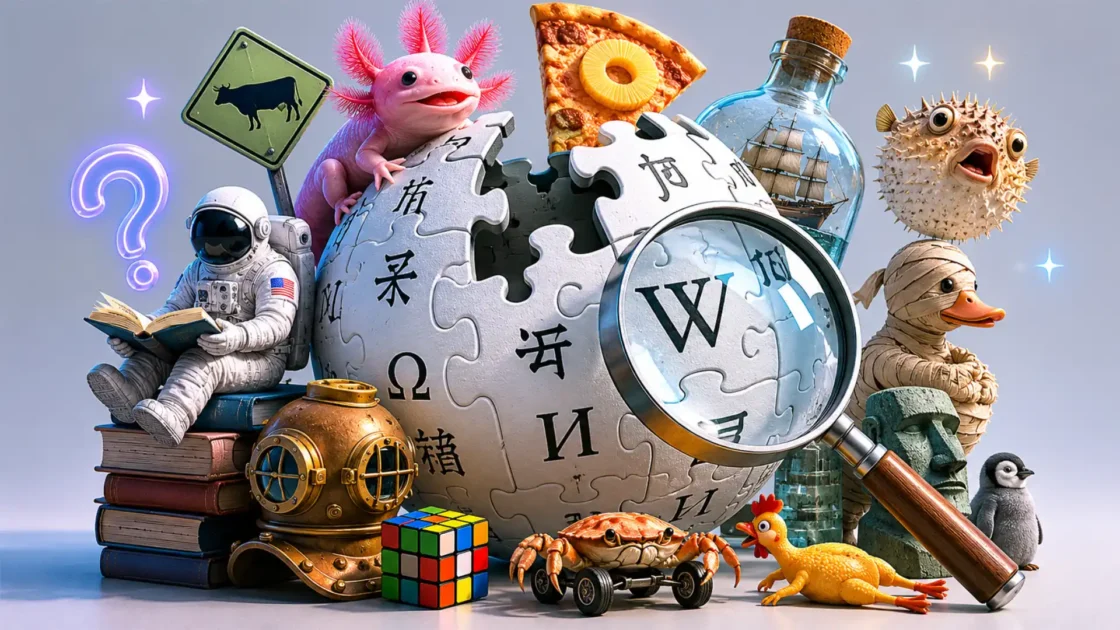 Wikipedia’s curated cabinet of oddities