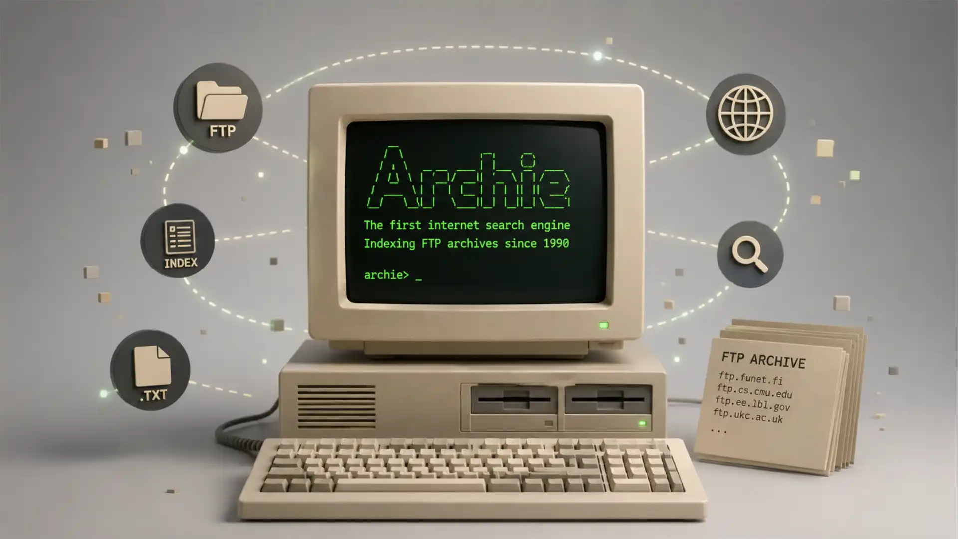 Before Google and before webpages, there was Archie