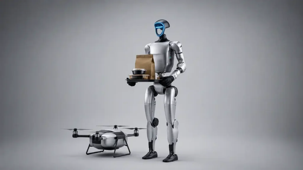 China’s food delivery future is arriving by drone and robot