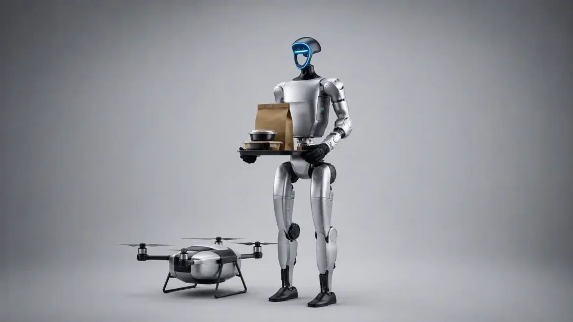 China’s food delivery future is arriving by drone and robot