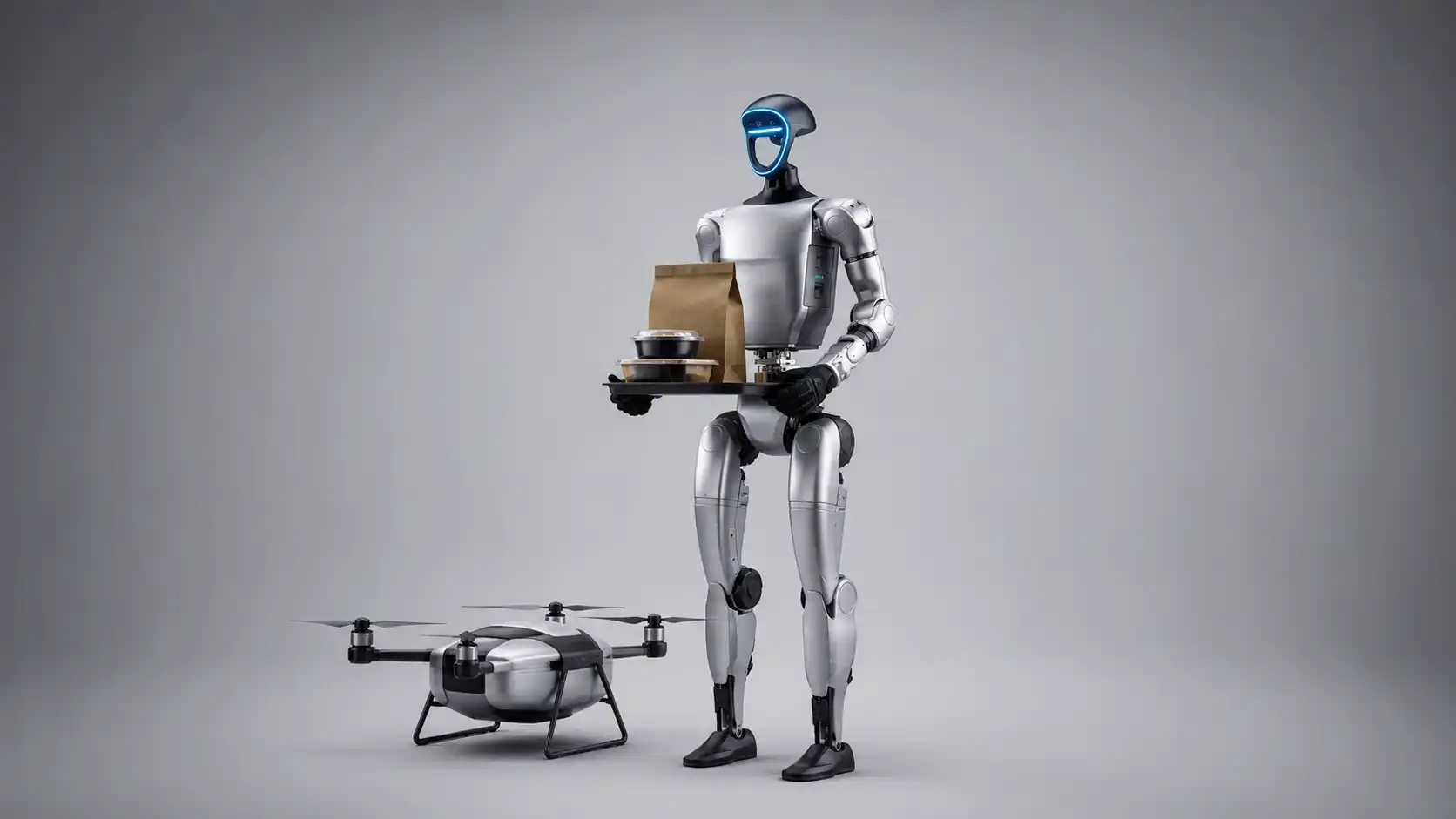 China’s food delivery future is arriving by drone and robot