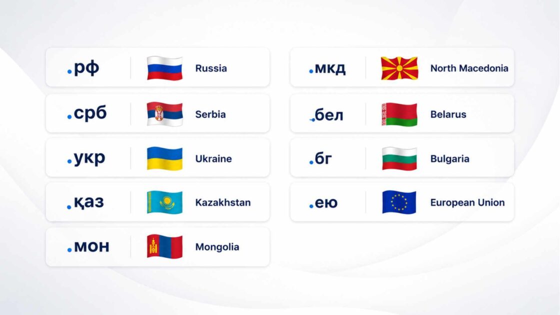 Cyrillic domain endings explained from Punycode to Google and Yandex