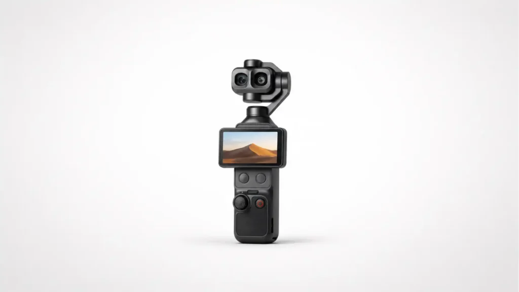 DJI Osmo Pocket 4P turns the pocket gimbal into a two-lens camera