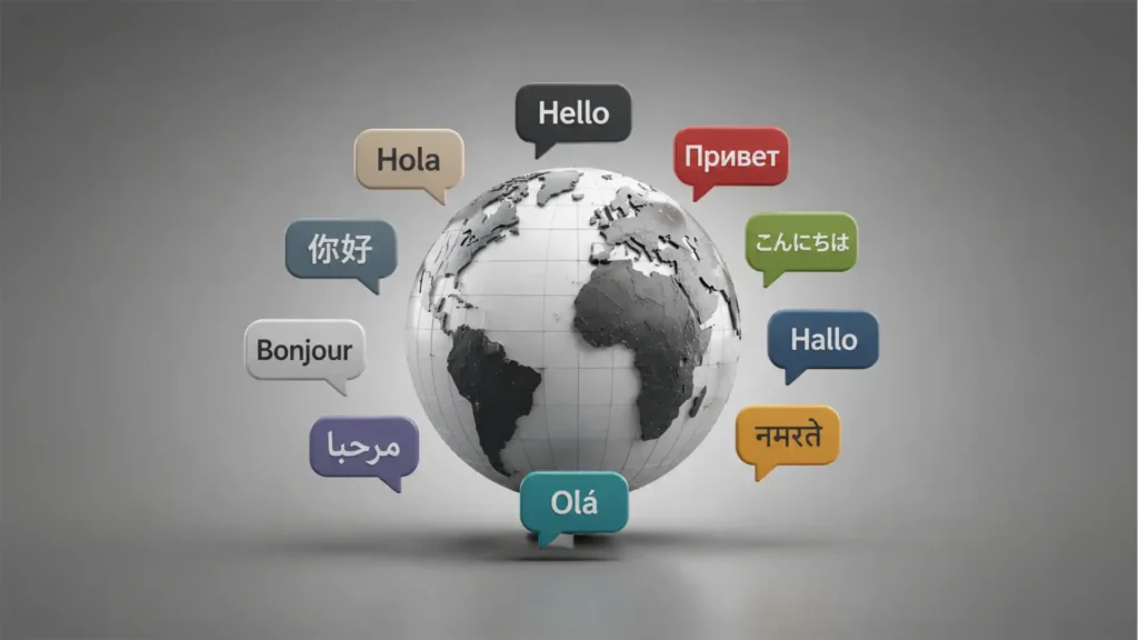 English still runs the web, but the internet is speaking more languages