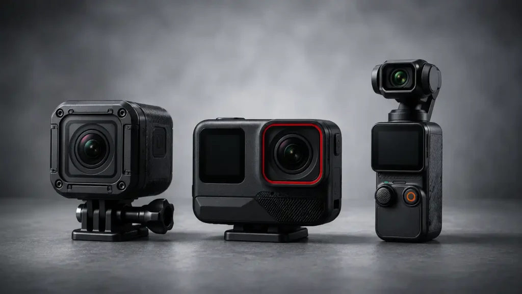 GoPro MISSION 1, Insta360 Ace Pro 2 and DJI Osmo Pocket 4 are not fighting the same battle