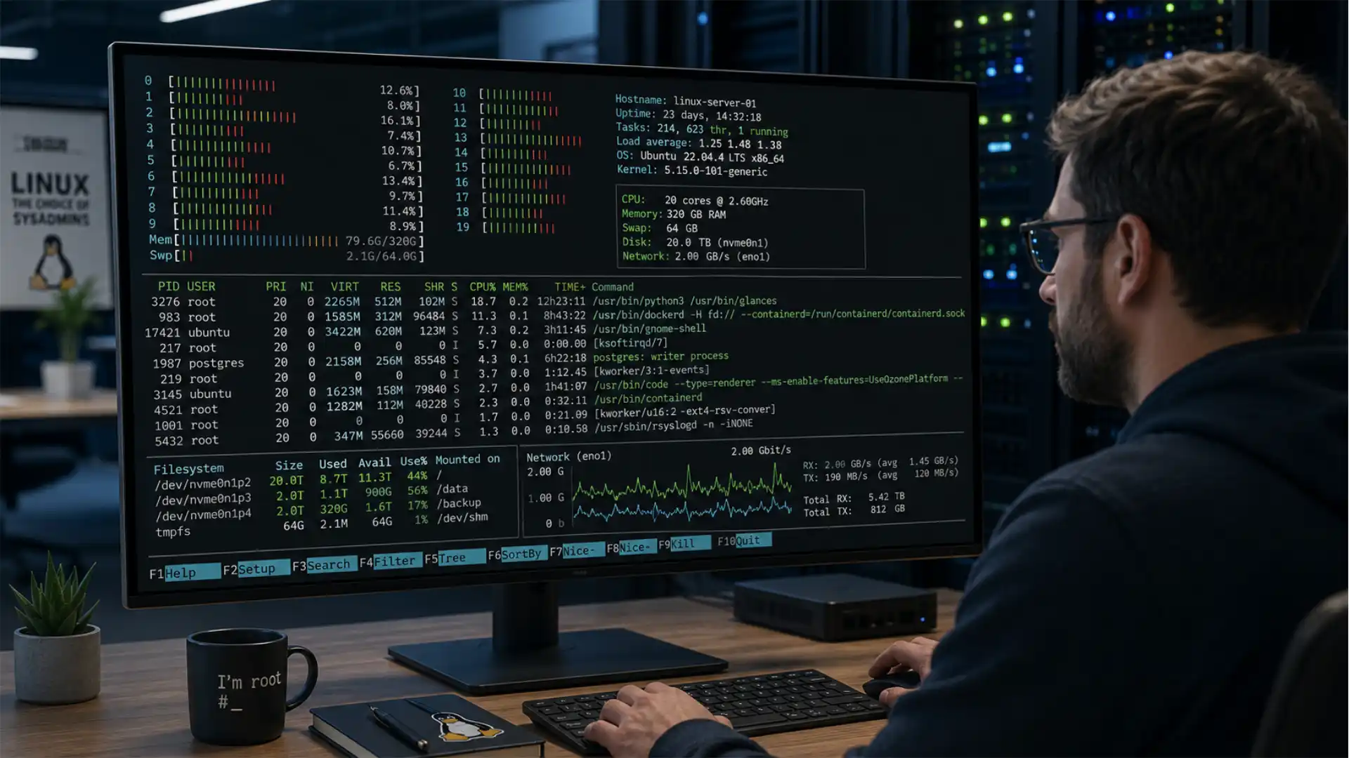 Linux servers do not maintain themselves