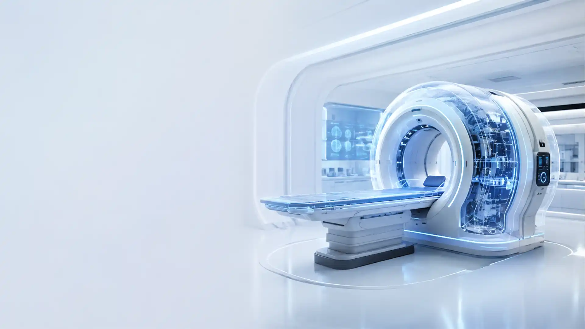 Midjourney’s ultrasonic CT promises a 60-second scan while the prototype still takes 20 minutes