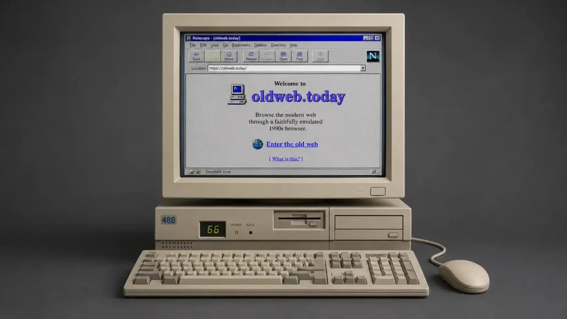 OldWeb.Today makes internet history feel alive again