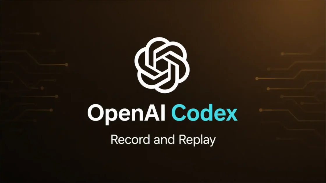 Record and Replay turns a single demo into a reusable Codex skill