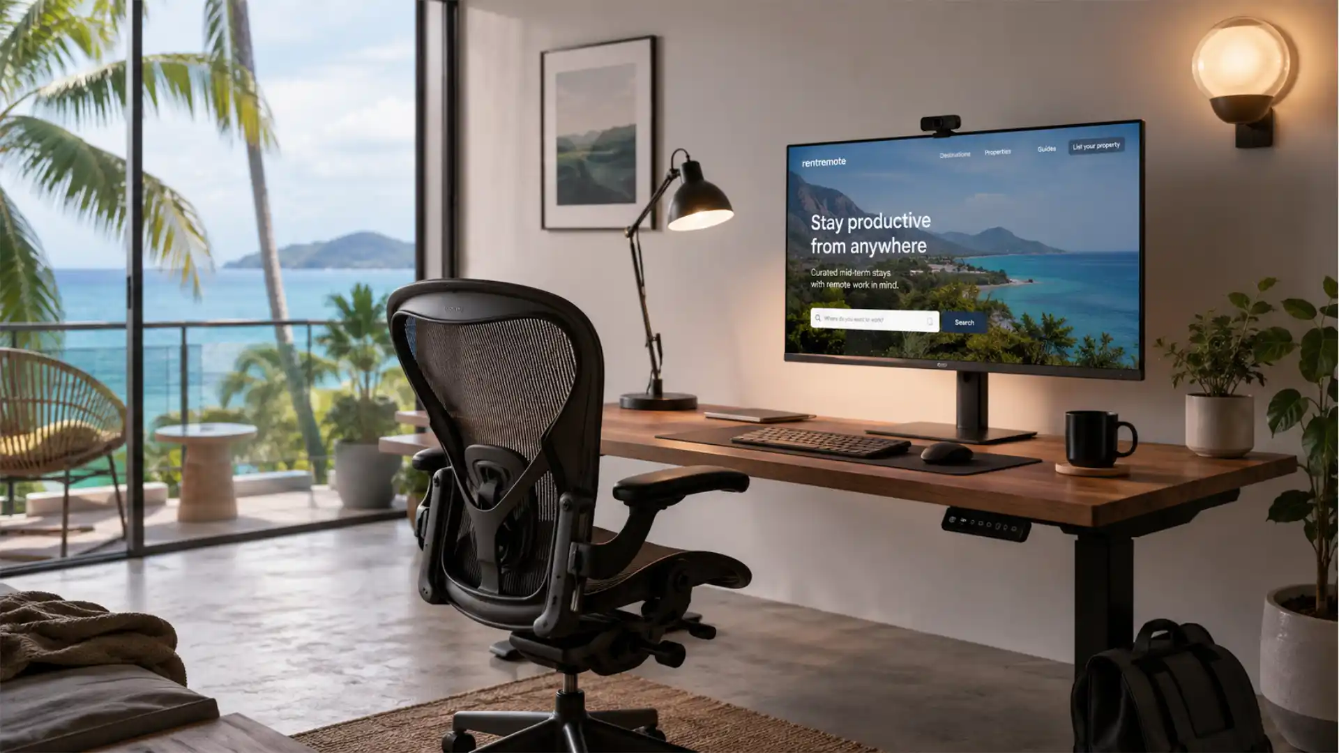 RentRemote is Airbnb for people who actually have to work