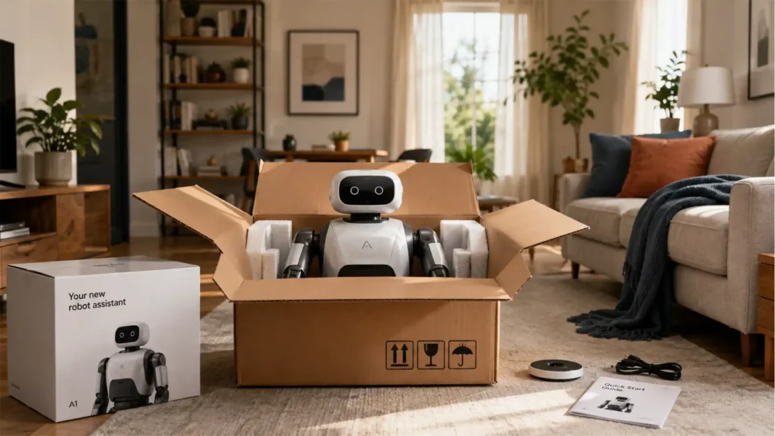 Robot unboxing is moving from viral clip to household routine