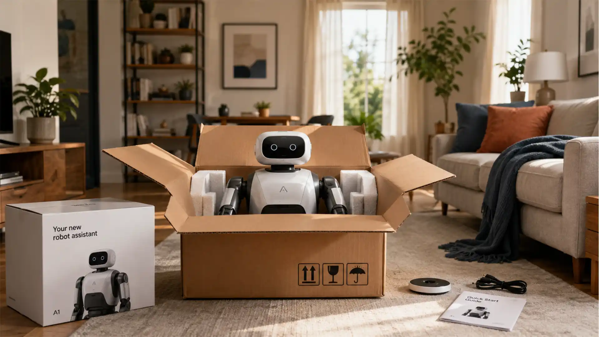 Robot unboxing is moving from viral clip to household routine