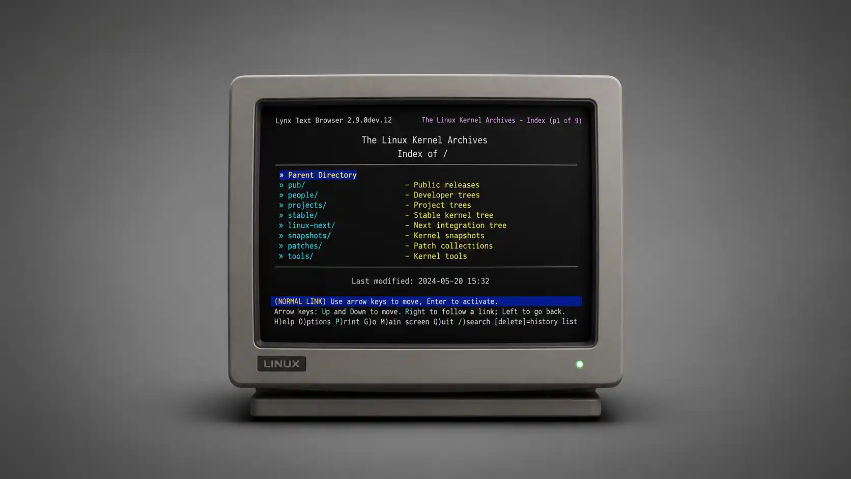 The command line browser that turns the web into teletext