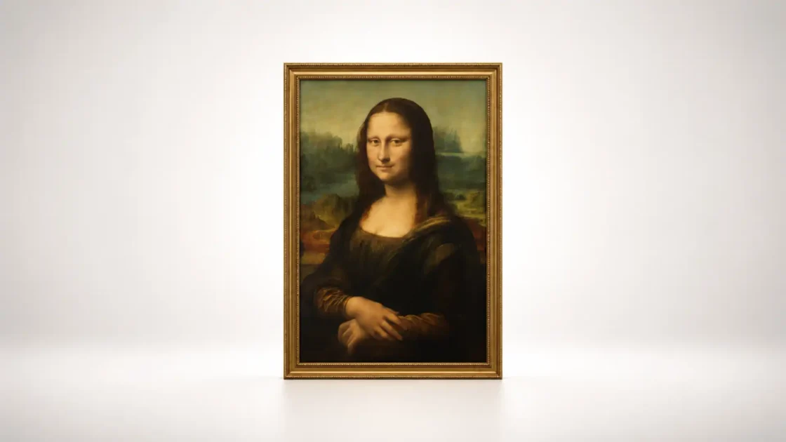The internet address behind the Mona Lisa