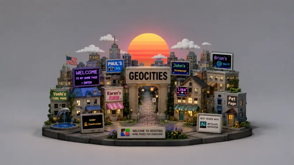 Walking through the ruins of GeoCities