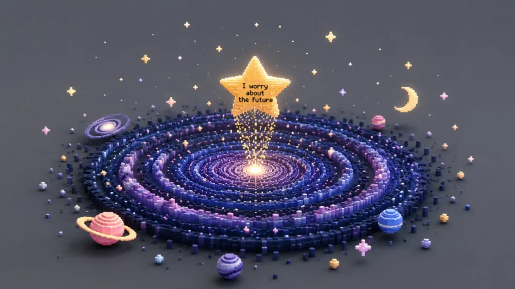 Your worry gets one minute in the stars