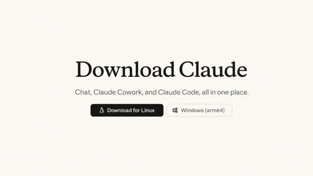 Anthropic gives Linux users a desktop route to Claude Code and Cowork