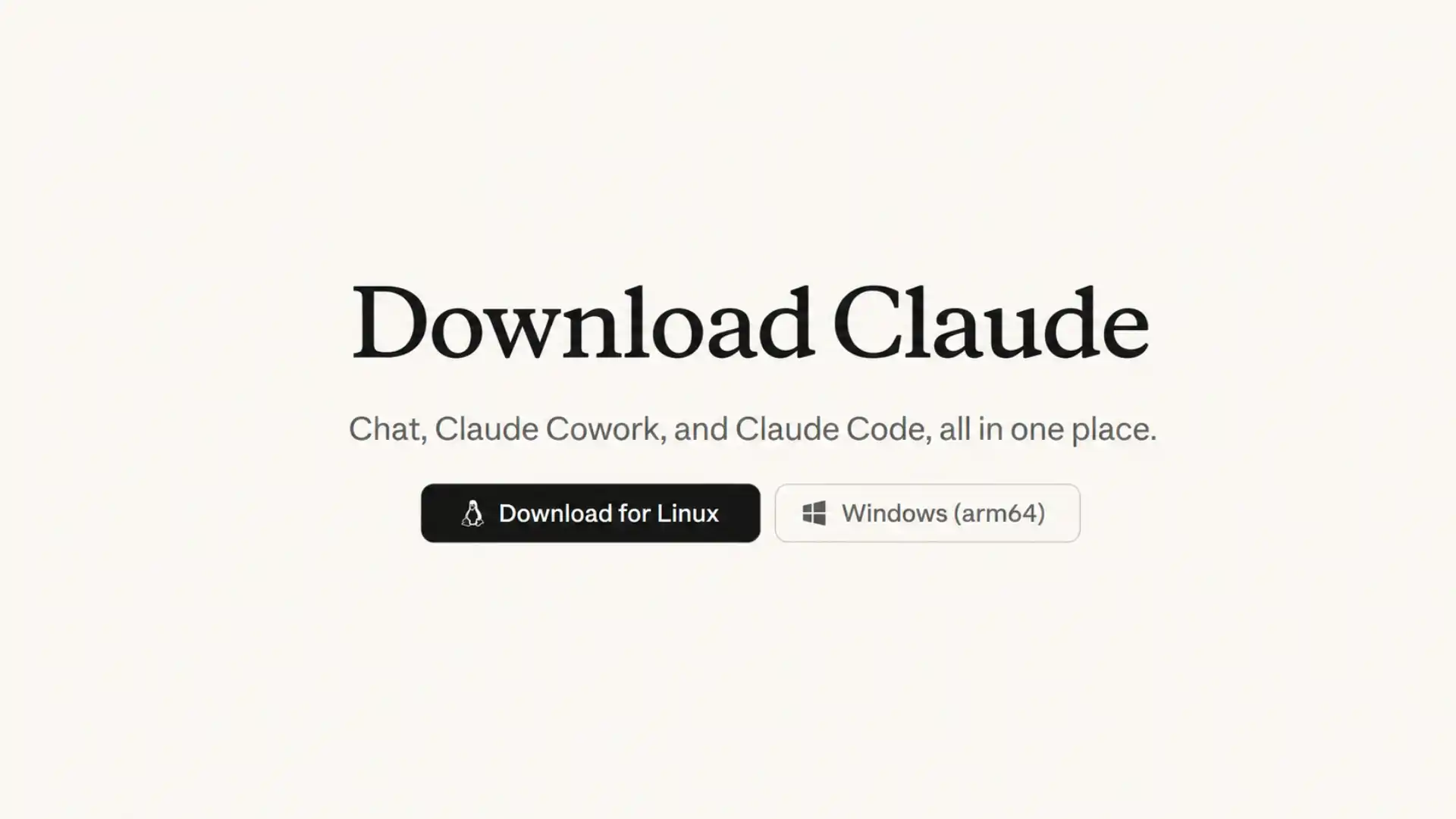Anthropic gives Linux users a desktop route to Claude Code and Cowork