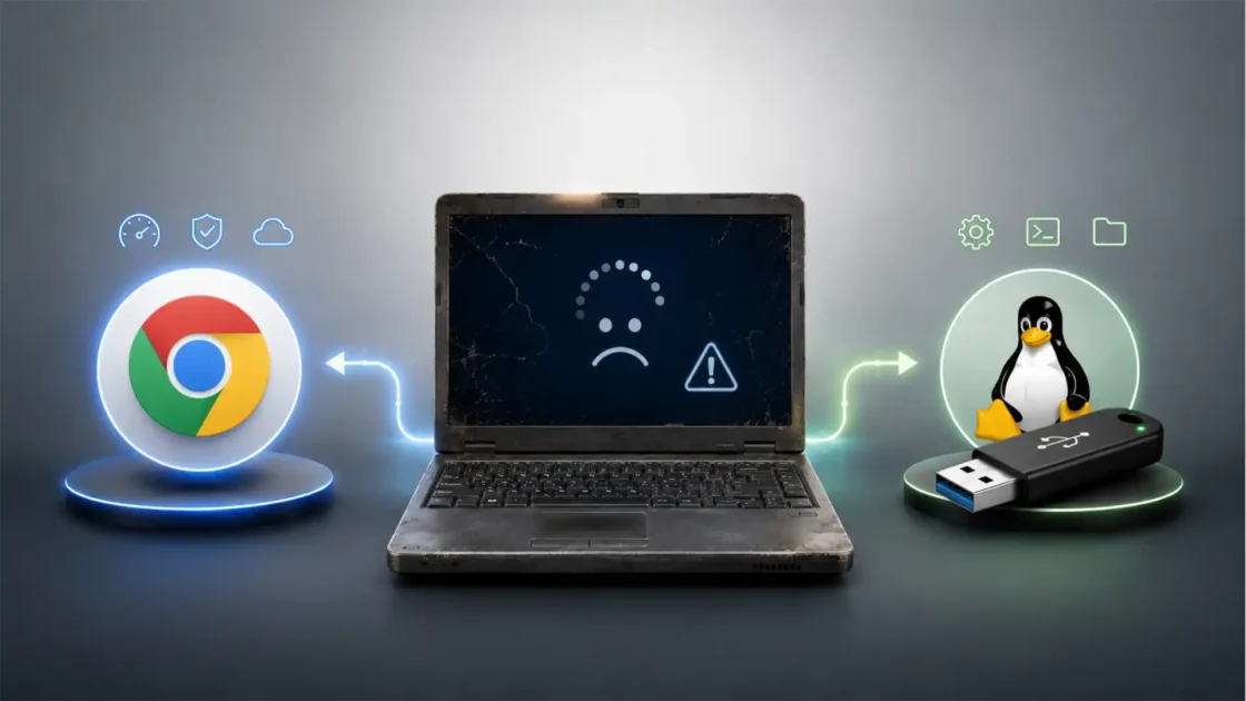 ChromeOS Flex vs a Linux live USB, the real choice for a dying Windows 10 PC