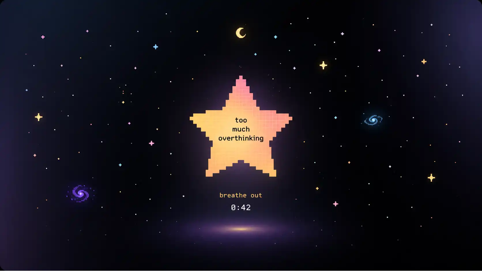 Pixel Thoughts makes your biggest worry look very small