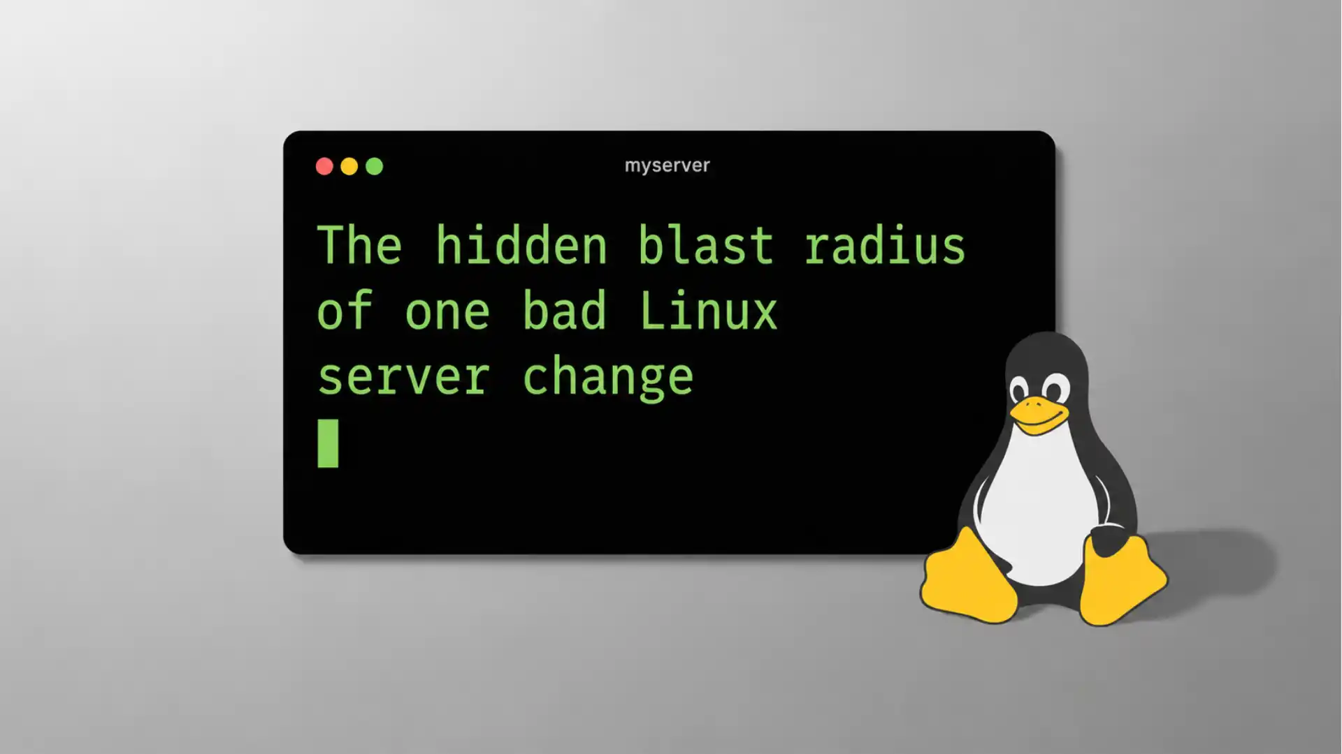 The hidden blast radius of one bad Linux server change
