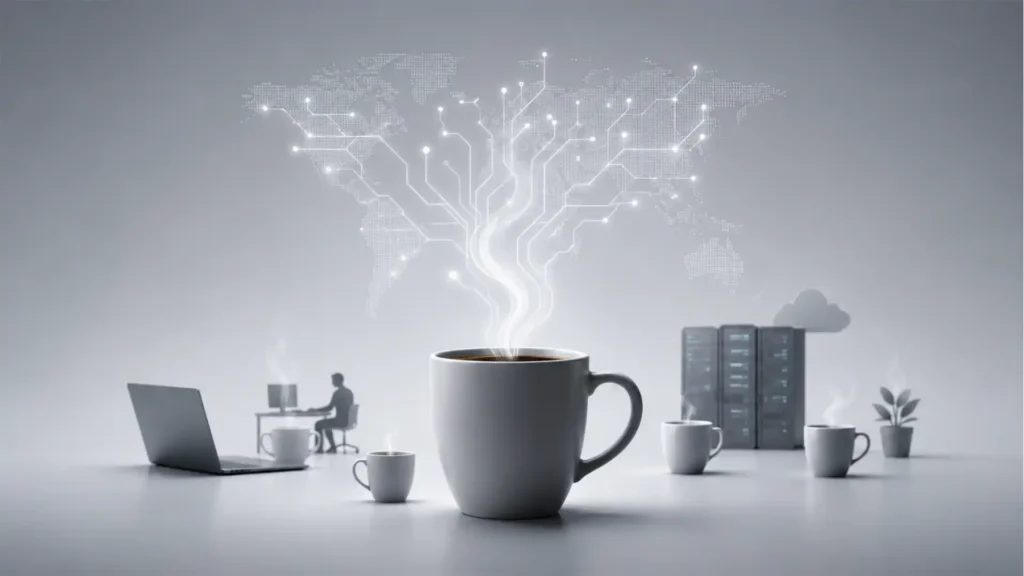 The world’s IT workforce drinks an estimated 12 million litres of coffee a day