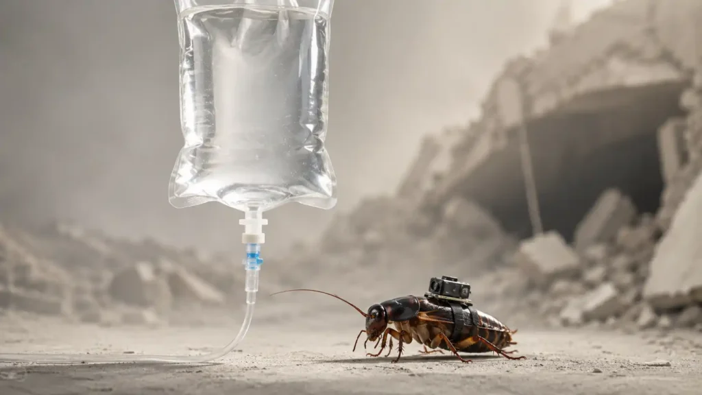 Australia built an injecting cockroach for people who need a drip